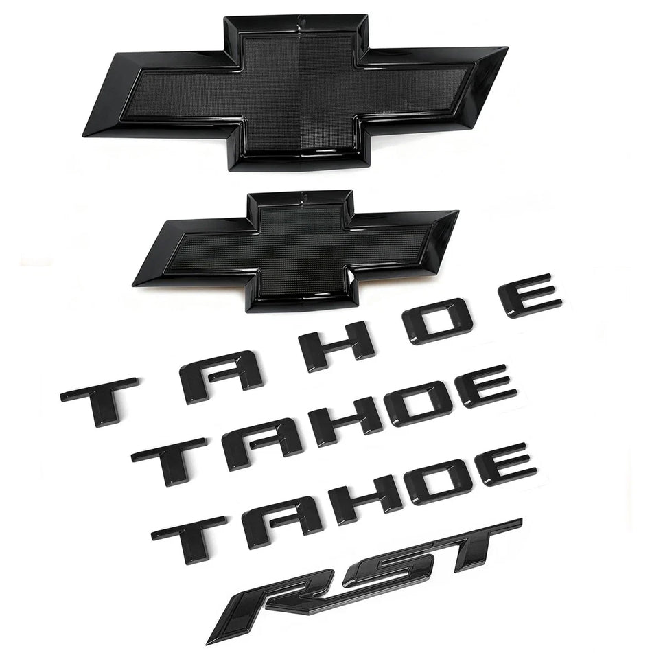 Emblem Kit for 2021-2026 Chevrolet Tahoe RST Grille & Tailgate Bowtie