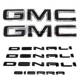 Emblem Kit for 2019+ GMC Sierra 1500 Denali Grille & Tailgate Badges