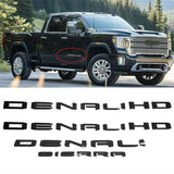 Emblem Kit for 2019-2026 GMC Sierra 2500HD 3500HD 3D Badge Replacement 4pack/6pack