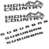 Emblem Kit for 2021+ Suburban High Country Grille & Tailgate Bowtie