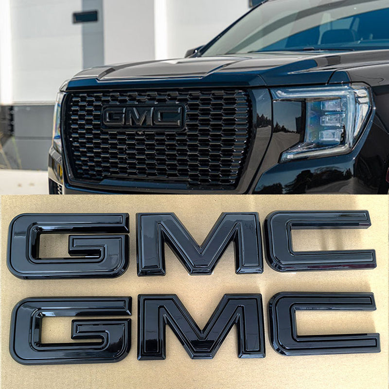 Grille & Tailgate GMC Emblem for 2019+ Sierra 1500 2500HD 3500HD Badge