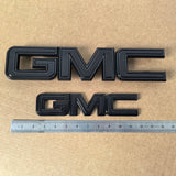 Grille & Tailgate Emblem Sets for 2015–2026 GMC Yukon Denali, AT4 & Elevation – Black Badge Sets