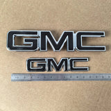 Grille & Tailgate Emblem Sets for 2015–2026 GMC Yukon Denali, AT4 & Elevation – Black Badge Sets