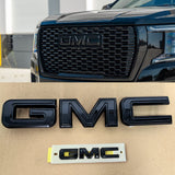 Grille Rear Emblem Kit for 2025–2026 GMC Yukon Denali | Denali Ultimate (Gloss Black / Chrome Black) 2-Pack