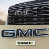 Grille Rear Emblem Kit for 2025–2026 GMC Yukon Denali | Denali Ultimate (Gloss Black / Chrome Black) 2-Pack