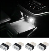 4 PCS USB LED Car Interior Atmosphere Lamp – Plug-in Ambient Lighting Kit